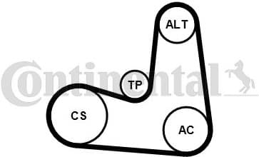 V-ribbed Belt Set 6PK1180K5