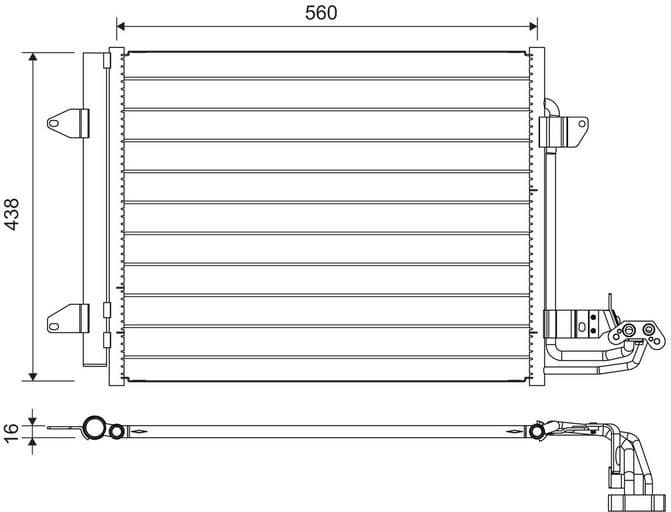 Condenser, air conditioning 817806 - image 2