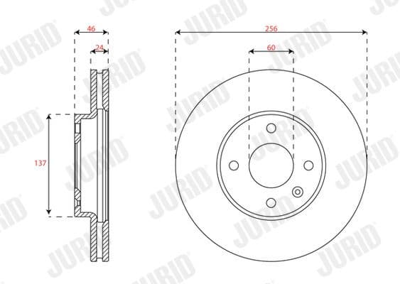 Brake Disc COAT+ 563342JC - image 2