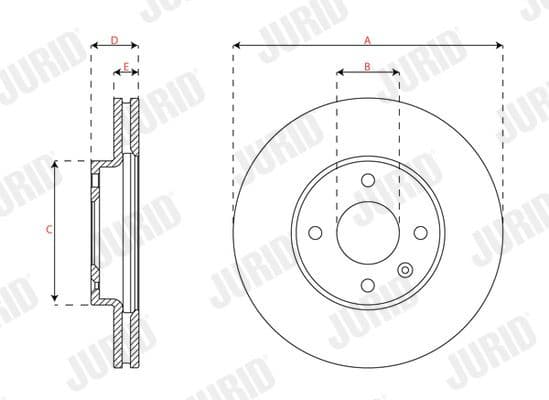 Brake Disc COAT+ 563342JC - image 3