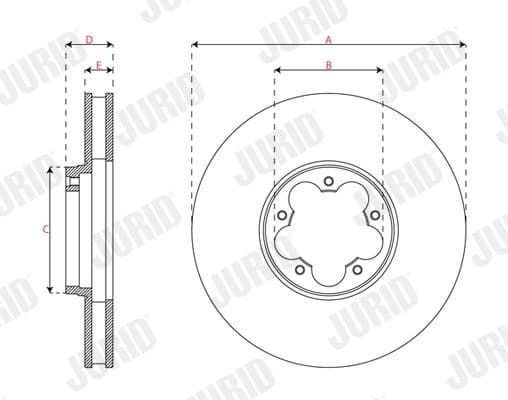Brake Disc COAT+ 563740JC - image 2