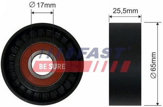 Tensioner Pulley, timing belt FT44536