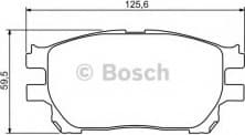 Brake Pad Set, disc brake 0986494212