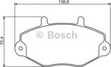Brake Pad Set, disc brake 0986494289