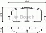 Brake Pad Set, disc brake 0986494359