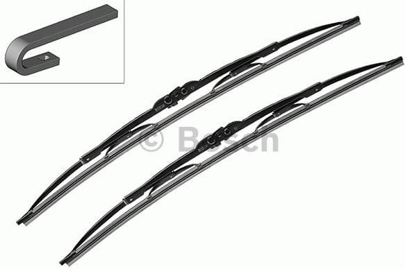 Wiper blade set BOSCH 2psc 3397010413 - image 8