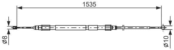 Cable Pull, parking brake 1 987 477 950 - image 5