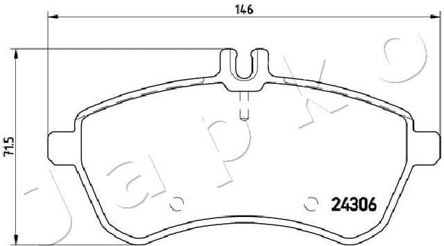 Brake Pad Set, disc brake 500511 - image 2