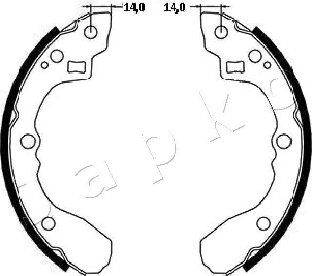 Brake Shoe Set 55398