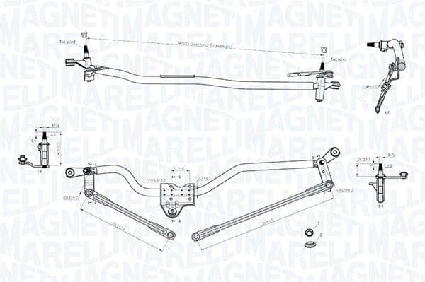 Wiper Linkage 085570750010 - image 2