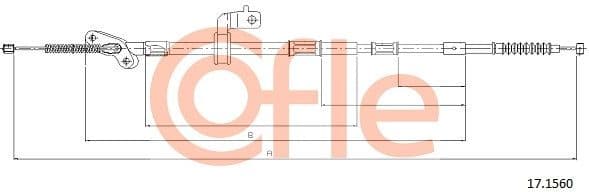 Cable Pull, parking brake 92.17.1560