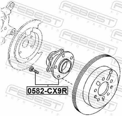 Wheel Hub 0582-CX9R - image 2