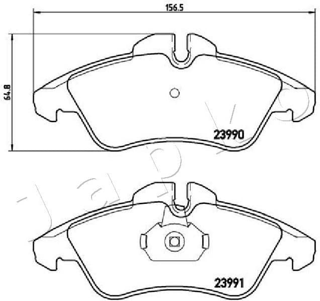 Brake Pad Set, disc brake 500537 - image 2