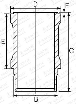 Cylinder Liner 14-611250-00