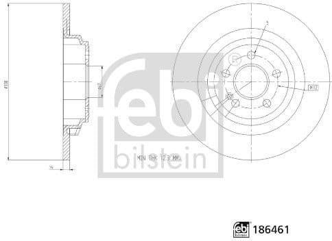 Brake Disc 186461