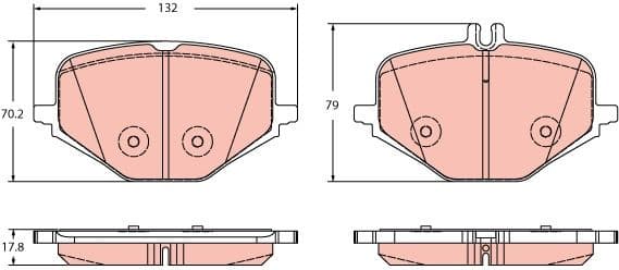 Brake Pad Set, disc brake GDB2395