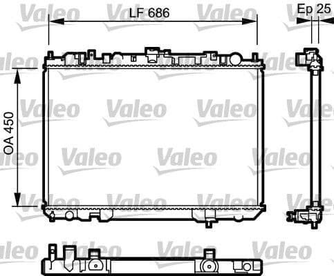 Radiator, engine cooling 735081 - image 2