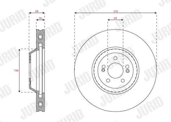 Brake Disc COAT+ 563617JC-1 - image 2