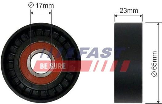 Tensioner Pulley, V-ribbed belt FT44545