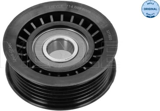 Deflection/Guide Pulley, V-ribbed belt MEYLE-ORIGINAL: True to OE. 714 009 0006