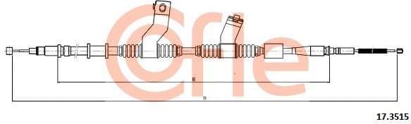 Cable Pull, parking brake 92.17.3515