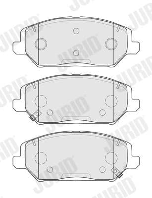 Brake Pad Set, disc brake 574057J