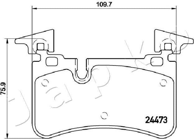 Brake Pad Set, disc brake 510506 - image 2
