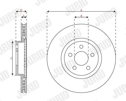 Brake Disc COAT+ 563697JC