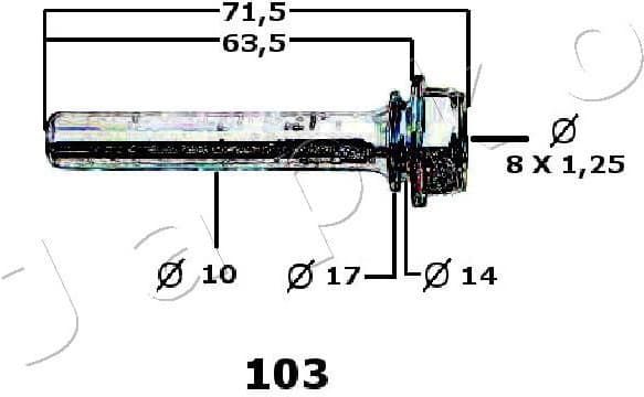 Repair Kit, brake caliper 136103 - image 2