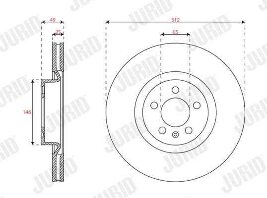 Brake Disc COAT+ 563724JC - image 2