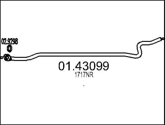 Exhaust Pipe 01.43099