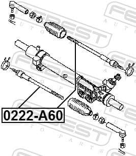 Inner Tie Rod 0222-A60 - image 2