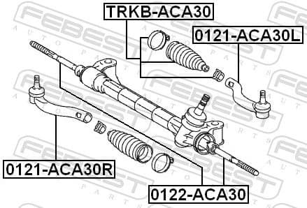 Tie Rod End 0121-ACA30R - image 2