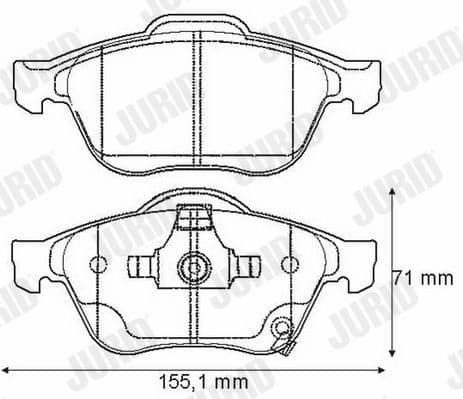 Brake Pad Set, disc brake 572481J - image 2