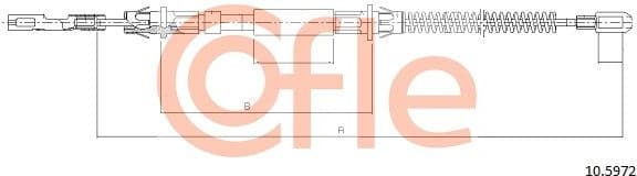 Cable Pull, parking brake 92.10.5972