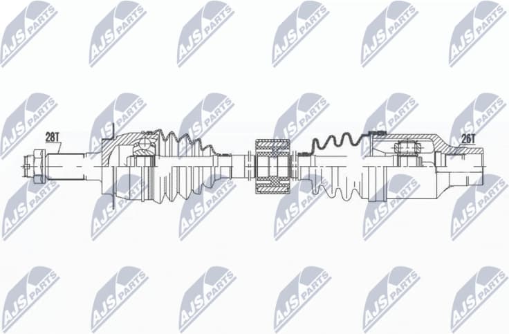 Drive Shaft NPW-SU-058