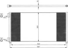 Condenser, air conditioning EASY FIT 35496