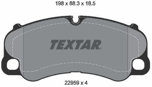Brake Pad Set, disc brake Q+ 2295901