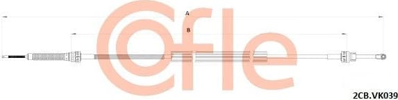 Cable Pull, manual transmission 92.2CB.VK039