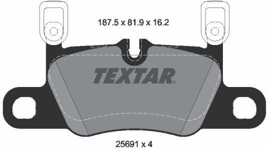 Brake Pad Set, disc brake 2569103