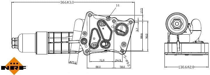Housing, oil filter 31874 - image 5