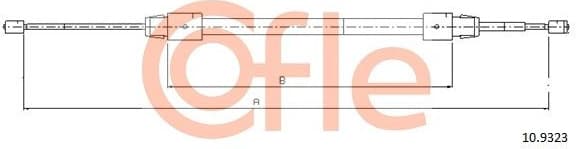 Cable Pull, parking brake 92.10.9323