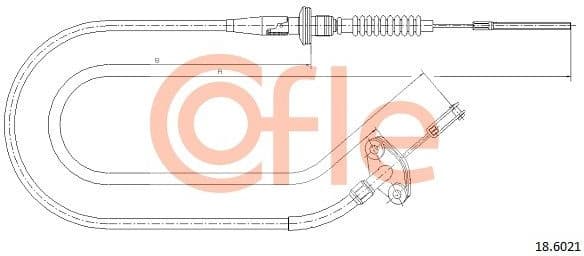 Cable Pull, clutch control 92.18.6021