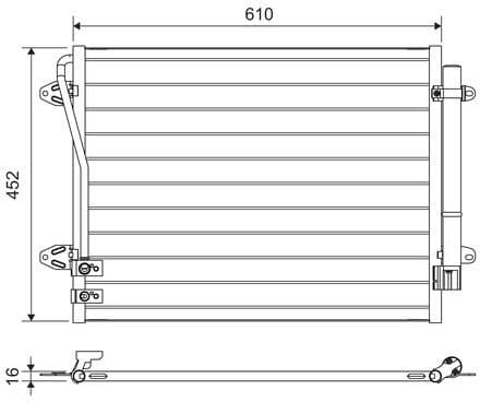 Condenser, air conditioning 814039 - image 2