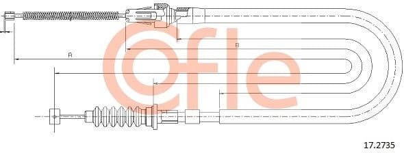 Cable Pull, parking brake 92.17.2735