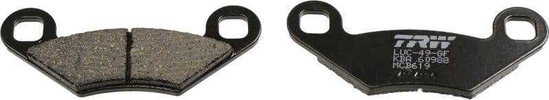 Brake Pad Set, disc brake Organic Allround MCB619