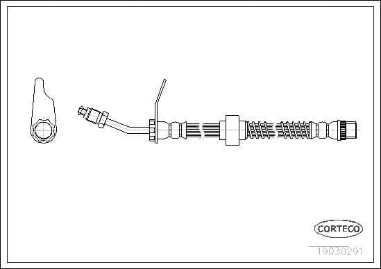 Brake hose front 19030291 - image 3