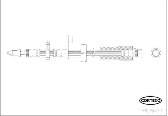 Brake Hose 19036377 - image 2