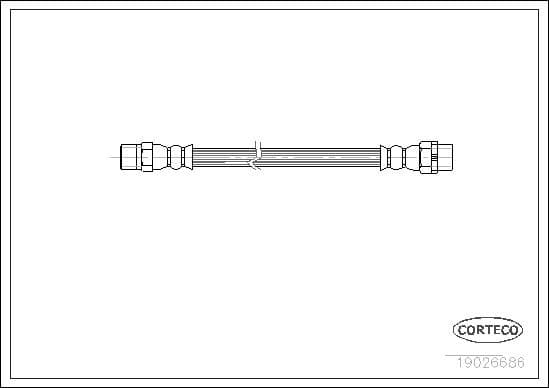 Brake Hose 19026686 - image 3