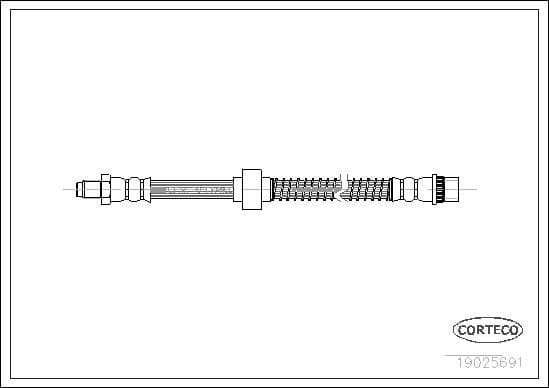 Brake Hose 19025691 - image 2